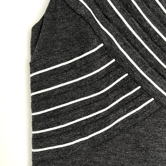 Bailey 44 Size S Grey Sheath Dress Downhill Sleeveless Ponte Hidden Zipper Lined - Picture 4 of 12